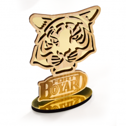 Приз из дерева с пластиком (2-слойный), с гравировкой