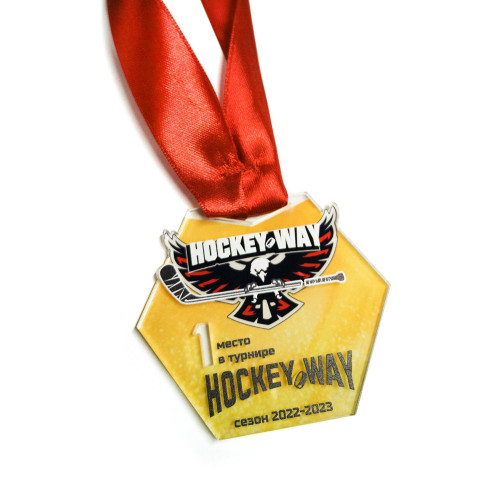 Медаль из акрила 1-слойная с УФ-печатью