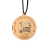 Медаль из дерева 1-слойная с гравировкой