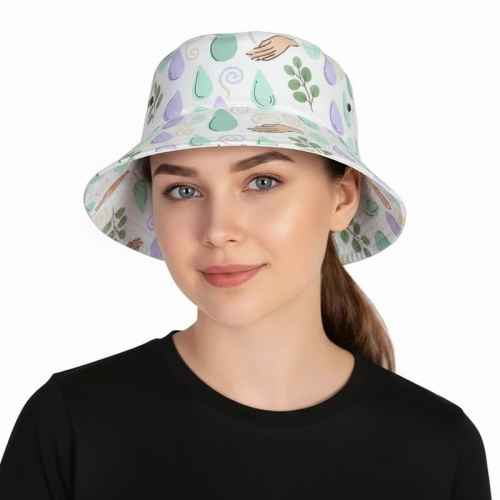 Панама с прошивкой из оксфорда с полной запечаткой