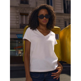 Футболка женская Regent Women с V-образным вырезом, черная