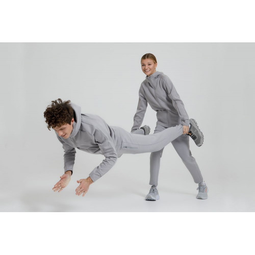 Куртка с капюшоном унисекс Begi, серая