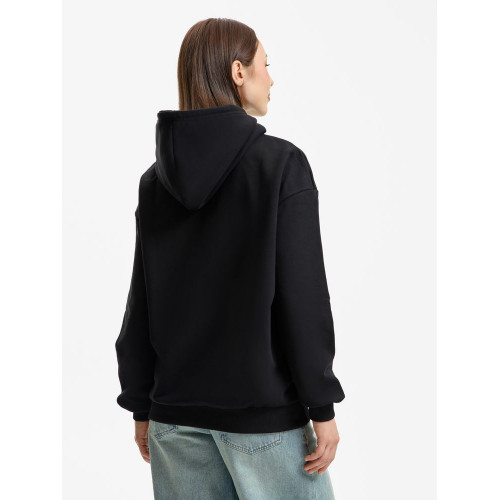 Худи унисекс оверсайз Daylero, черное