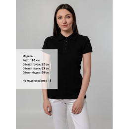 Рубашка поло женская Virma Premium Lady, черная