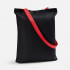 Шопер B4, черный с красными ручками