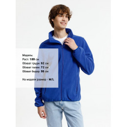 Куртка флисовая унисекс Nesse, синяя