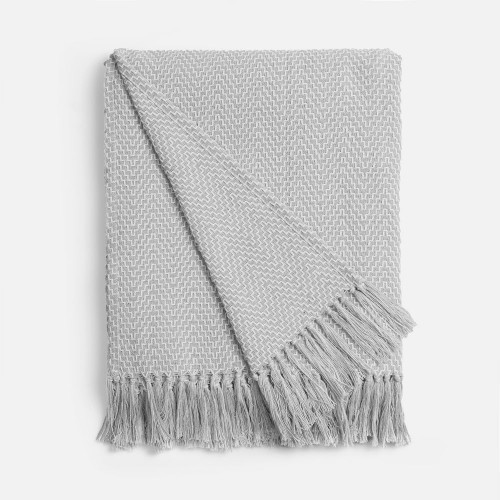 Плед Saltoro, светло-серый