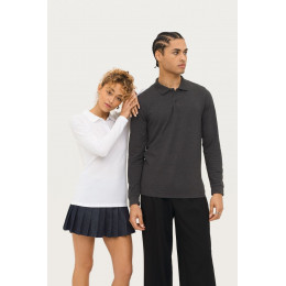 Рубашка поло женская с длинным рукавом Perfect LSL Women, черная