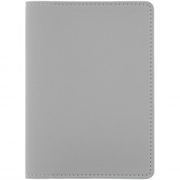Обложка для паспорта Shall Simple, серый