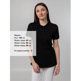 Рубашка поло женская Virma Stretch Lady, черная