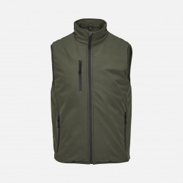 Жилет софтшелл унисекс Falcon BW, темный хаки