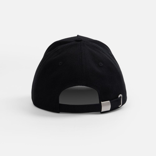 Бейсболка Classic 2.0, черная с красным кантом