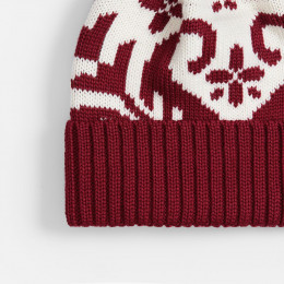 Шапка Wintertude, красная с белым