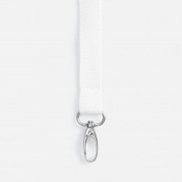 Лента для бейджа Pin, белая