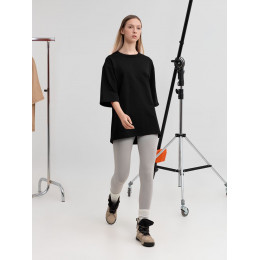 Футболка оверсайз унисекс Kosmos 2.0, черная