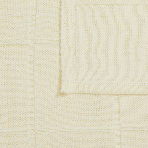 Плед Chainfield, белый (молочный)