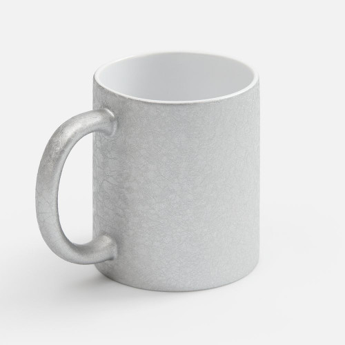 Кружка для сублимационной печати Sagredo, серебристая