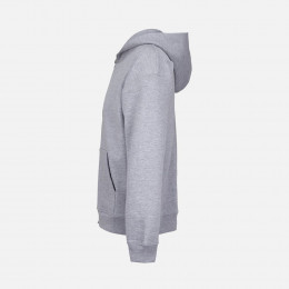 Толстовка унисекс на молнии Jelo, серый меланж