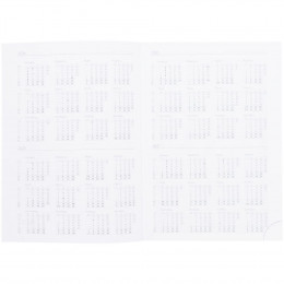 Ежедневник Vivian Metal, недатированный, красный