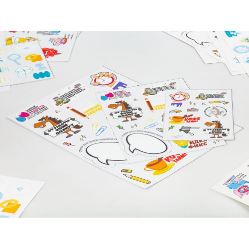 Наклейки UV-DTF Stiker Pack на заказ, S