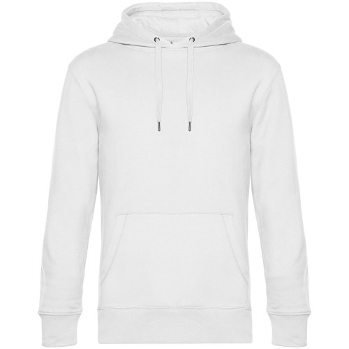 Толстовка с капюшоном унисекс King, белая