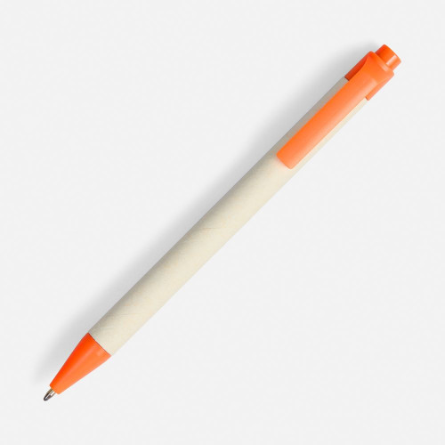 Ручка шариковая MilkMake, оранжевая