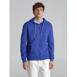 Толстовка на молнии с капюшоном Unit Siverga , ярко-синяя