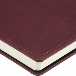 Ежедневник Spring Urban на заказ, недатированный, бордовый