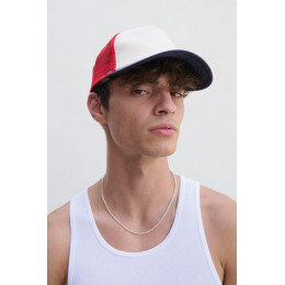 Бейсболка Blink, розовая (лососевая) с молочно-белым