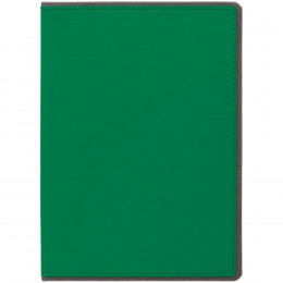 Ежедневник Frame, недатированный, зеленый с серым