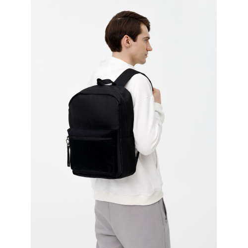 Рюкзак Patch Catcher с карманом из липучки, черный