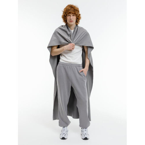 Полотенце спортивное Hard Work, серое