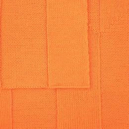 Плед Rombus, оранжевый (апельсин)