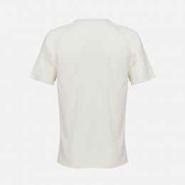 Футболка спортивная унисекс Vortex, молочно-белая