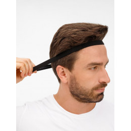 Повязка-резинка на голову Headway, черная