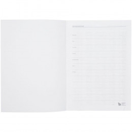 Ежедневник Latte Maxi, недатированный, темно-серый