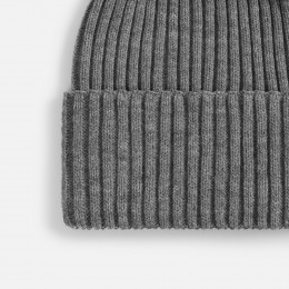 Шапка Yong, серый меланж (эбонит)