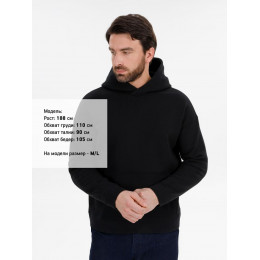 Худи оверсайз унисекс Snuggie, черное