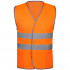 Сигнальный жилет СО-1 ТР, оранжевый флуоресцентный