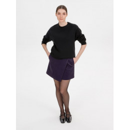 Лонгслив унисекс Siluetti Fuori, черный