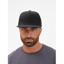 Бейсболка Epicore с прямым козырьком, черная