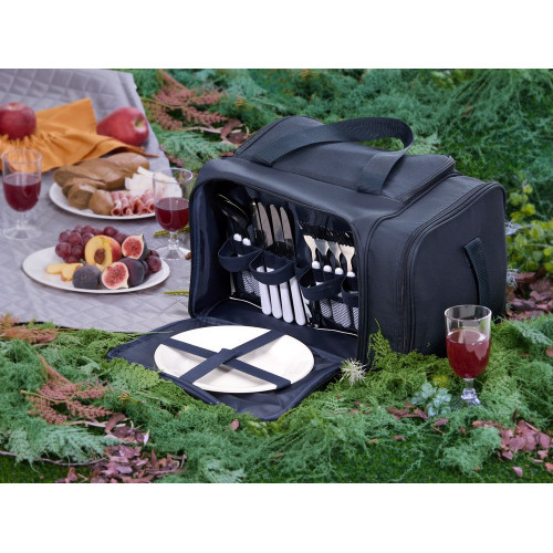 Набор для пикника Campello на 4 персоны, темно-синий