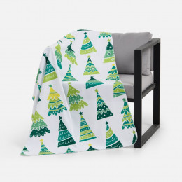 Флисовый плед Imaginario, зеленый