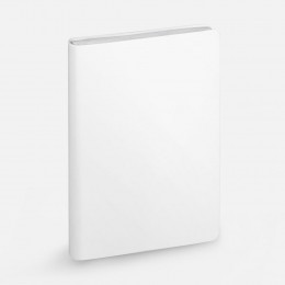 Ежедневник Nebraska Flex, недатированный, белый с серебристым