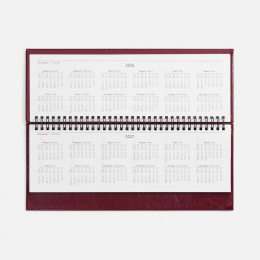 Планинг Faro, датированный, бордовый