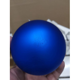 Оформительский шар Finery, 10 см, матовый синий