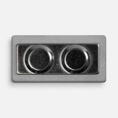 Значок Magnet Matto, серебристый