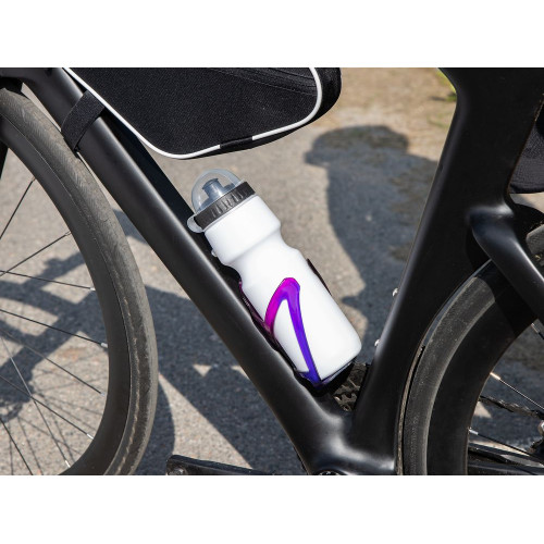 Бутылка для велосипеда Bikescape, белая с черным
