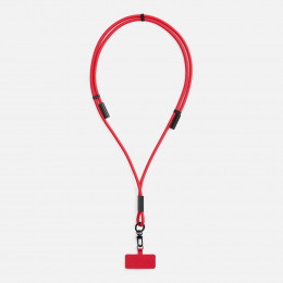 Кабель-ланьярд energyFlex Power Delivery 60 Вт, красный