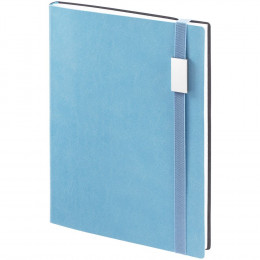 Ежедневник Vivian Metal, недатированный, голубой